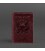 Шкіряна обкладинка для паспорта з американським гербом бордова картинка, зображення, фото