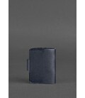 Шкіряний кард-кейс 7.1 (Книжечка) темно-синій картинка, зображення, фото