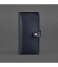 Шкіряне портмоне 7.0 темно-синє картинка, зображення, фото