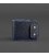 Мужское кожаное портмоне Zeus 9.0 темно-синее картинка, изображение, фото