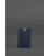 Кожаный кард-кейс 8.0 темно-синий картинка, изображение, фото