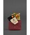 Женская кожаная визитница 5.0 бордовая Краст картинка, изображение, фото