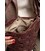 Кожаная плетеная женская сумка Пазл M бордовая Krast картинка, изображение, фото