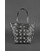 Кожаная плетеная женская сумка Пазл L черная Krast картинка, изображение, фото