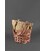 Кожаная плетеная женская сумка Пазл L светло-коричневая Crazy Horse картинка, изображение, фото