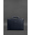 Кожаная сумка для ноутбука и документов темно-синяя Краст картинка, изображение, фото