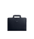 Кожаная сумка для ноутбука и документов темно-синяя Краст картинка, изображение, фото