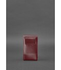 Набір жіночих бордових шкіряних сумок Mini поясна / кроссбоді картинка, зображення, фото