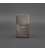 Вертикальная женская кожаная сумка Mini темно-бежевая поясная/кроссбоди картинка, изображение, фото