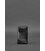 Вертикальная женская кожаная сумка Mini черная поясная/кроссбоди картинка, изображение, фото