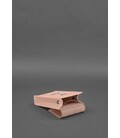 Вертикальная женская кожаная сумка Mini розовая поясная/кроссбоди картинка, изображение, фото