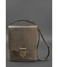 Чоловіча шкіряна сумка-месенджер Esquire темно-коричнева картинка, зображення, фото