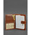 Шкіряна обкладинка для паспорта 5.0 (з віконцем) світло-коричнева картинка, зображення, фото