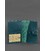 Кожаная обложка для паспорта 5.0 (с окошком) зеленая картинка, изображение, фото