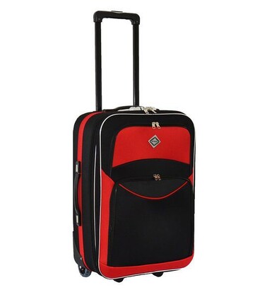 Чемодан Bonro Best большой L черно-красный фото, картинка, изображение