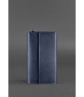 Кожаный клатч-органайзер (Тревел-кейс) 5.1 темно-синий картинка, изображение, фото