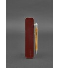 Кожаный чехол для ручки 2.0 Бордовый картинка, изображение, фото