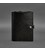 Кожаная папка (софт-бук) для блокнота и планшета 10.0 Угольно-черная картинка, изображение, фото