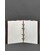 Кожаный блокнот на кольцах 9.0 с твердой бордовой обложкой картинка, изображение, фото