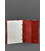 Шкіряний блокнот А5 на кільцях (софт-бук) 9.0 в м'якій кораловій обкладинці картинка, зображення, фото