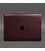 Кожаный чехол для MacBook 13 дюйм Бордовый Crazy Horse картинка, изображение, фото