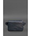 Шкіряна поясна сумка Dropbag Mini темно-синя картинка, зображення, фото
