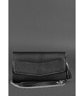 Женская кожаная сумка Элис угольно-черная картинка, изображение, фото