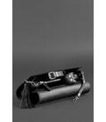 Жіноча шкіряна сумка Еліс вугільно-чорна картинка, зображення, фото