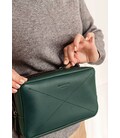 Шкіряна поясна сумка Dropbag Maxi зелена Krast картинка, зображення, фото