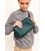 Шкіряна поясна сумка Dropbag Maxi зелена Krast картинка, зображення, фото