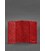 Кожаная обложка для паспорта и военного билета 1.3 красная картинка, изображение, фото