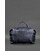 Кожаная дорожная сумка темно-синяя картинка, изображение, фото