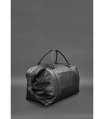 Шкіряна дорожня сумка чорна картинка, зображення, фото