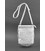 Шкіряна жіноча сумка з бахромою міні-кроссбоді Fleco біла картинка, зображення, фото