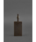 Кожаная бирка для багажа 3.0 Темно-коричневая Crazy Horse картинка, изображение, фото