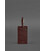 Кожаная бирка для багажа 3.0 Бордовая Краст картинка, изображение, фото