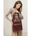 Кожаная женская сумка шоппер Бэтси с карманом бордовая Краст картинка, изображение, фото