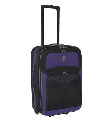 Валіза Bonro Best велика L чорно-фіолетова картинка, зображення, фото