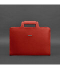 Жіноча шкіряна сумка для ноутбука і документів червона картинка, зображення, фото