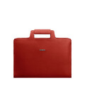 Женская кожаная сумка для ноутбука и документов красная картинка, изображение, фото