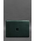 Шкіряний чохол для MacBook 13 дюйм Зелений Crazy Horse картинка, зображення, фото