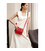 Шкіряна жіноча бохо-сумка Лілу червона картинка, зображення, фото