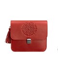 Кожаная женская бохо-сумка Лилу красная картинка, изображение, фото