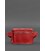Шкіряна жіноча поясна сумка Dropbag Mini червона картинка, зображення, фото