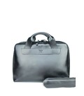 Шкіряна ділова сумка Attache Briefcase чорний картинка, зображення, фото