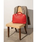 Кожаная деловая сумка Attache Briefcase красный флотар картинка, изображение, фото