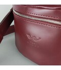 Кожаная поясная сумка бордовая картинка, изображение, фото
