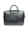 Кожаная деловая сумка Briefcase 2.0 черный сафьян картинка, изображение, фото