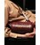 Кожаная сумка поясная-кроссбоди Cylinder бордовая флотар картинка, изображение, фото