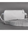 Кожаная сумка поясная-кроссбоди Cylinder белая флотар картинка, изображение, фото